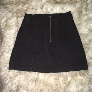 Topshop Black Mini Skirt